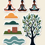 Wellness & Self-Care - Sticker Sheet v9
